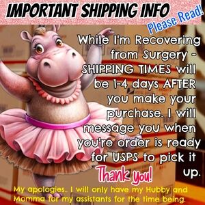 ✴️ IMPORTANT SHIPPING INFO .. Read Slide Kindly ✴️